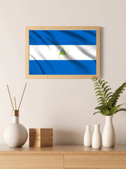 Nicaragua National Flag Wall Art