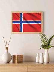 Norway National Flag Wall Art - beink online art store