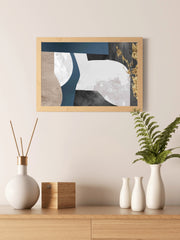 Irregular Shape Painting Abstract Wall Art