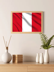 Peru National Flag Wall Art