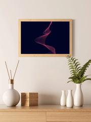 Technology Line Wave Abstract Wall Art