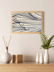 Ocean Currents Modern Wall Art