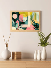 Abstract Art With a Variety of Shapes and Colors