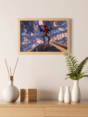 Spider Man Miles Morales  Falling Gaming Wall Art