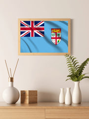 Fiji National Flag Wall Art - beink online art store