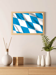Bavaria National Flag Wall Art - beink online art store