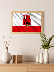 Gibraltar National Flag Wall Art