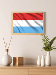 Luxembourg National Flag Wall Art - beink online art store