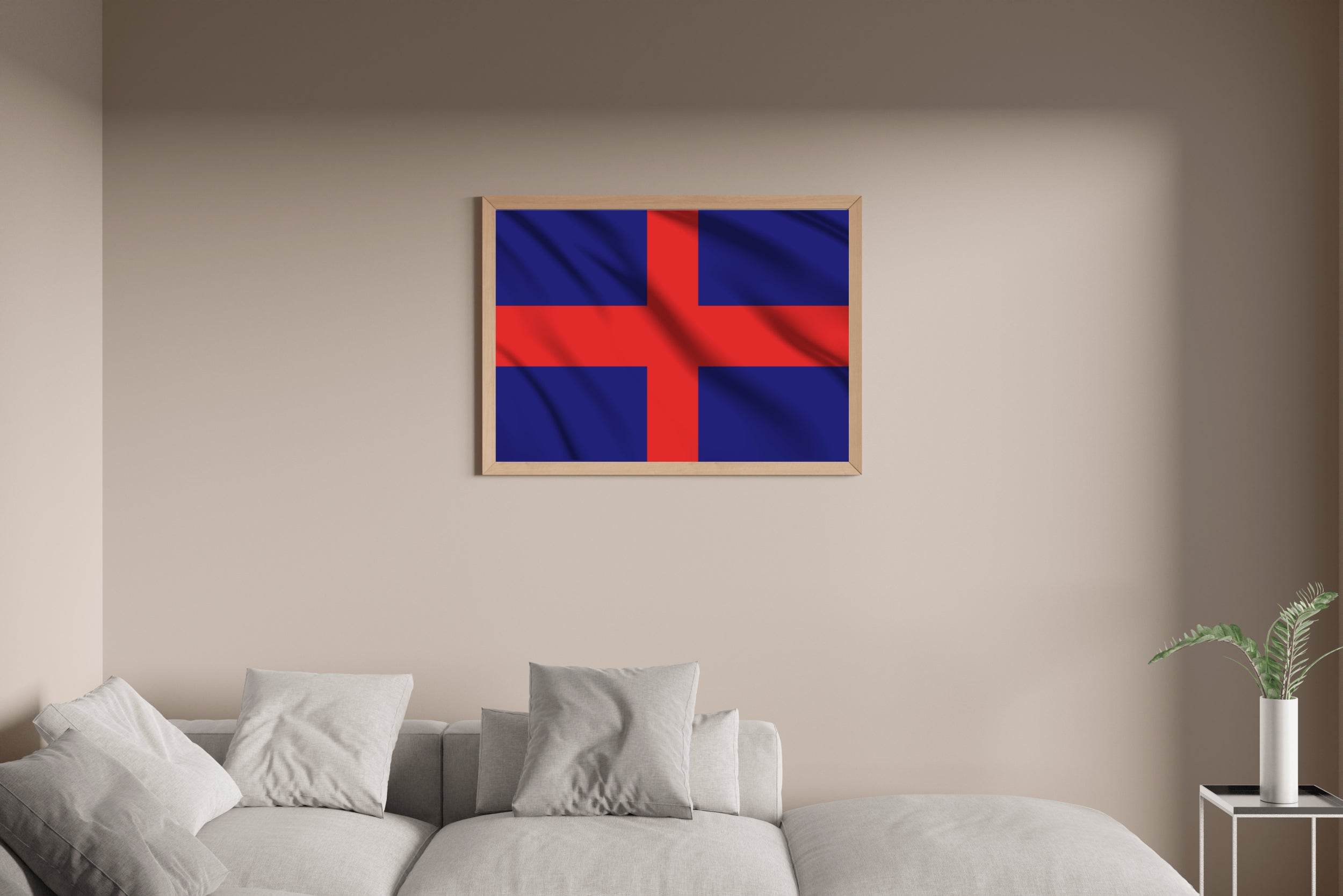 Oldenburg National Flag Wall Art - beink online art store