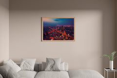 A Bustling Metropolis Wall Art