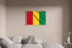 Guinea National Flag Wall Art - beink online art store