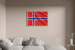 Norway National Flag Wall Art - beink online art store