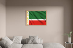 Chechnya National Flag Wall Art