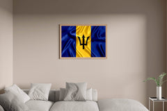 Barbados National Flag Wall Art - beink online art store