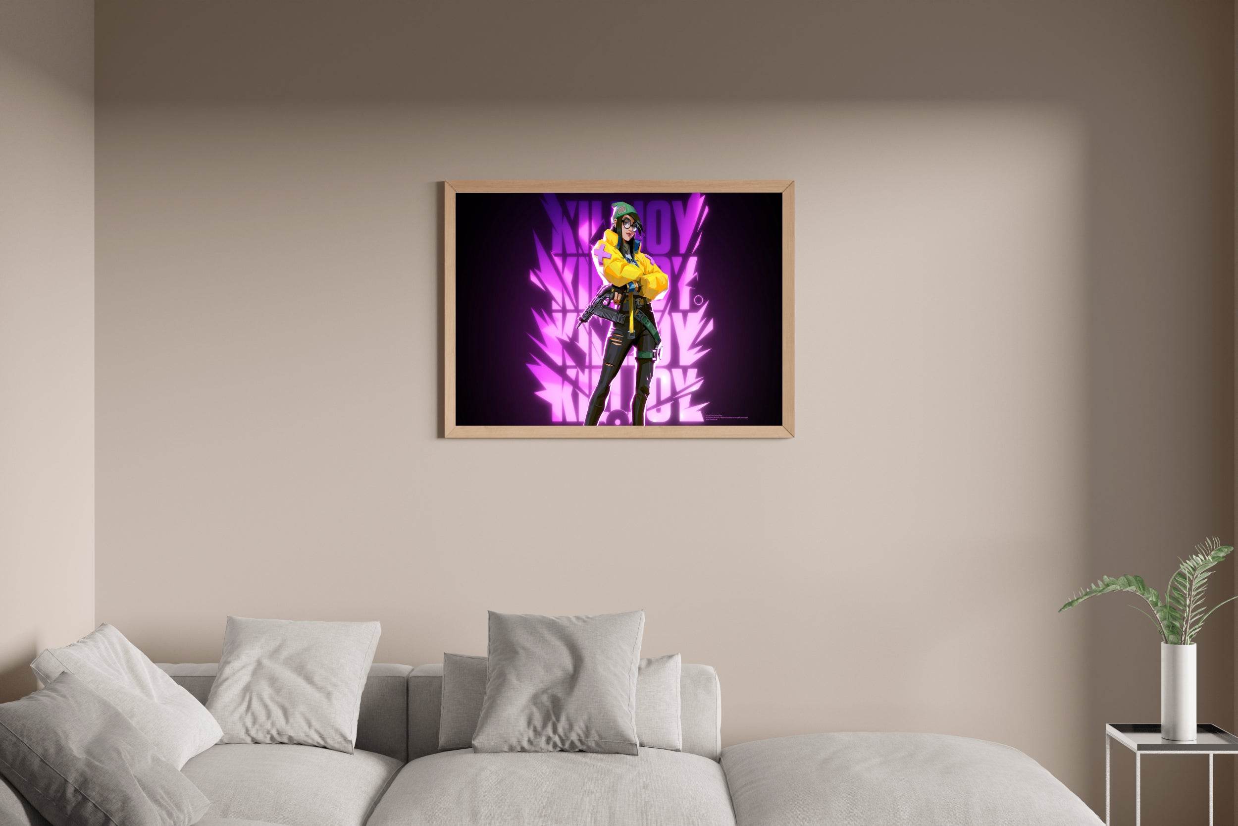 Valorant Killer Agent Gaming Wall Art - beink online art store