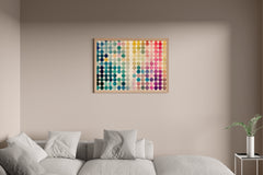 Abstract Painting of Circles With Different Colors