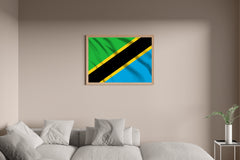 Tanzania National Flag Wall Art - beink online art store