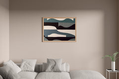 Geometric Tide Modern Wall Art