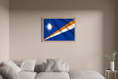 Marshall Islands National Flag Wall Art - beink online art store