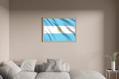 Argentina National Flag Wall Art - beink online art store