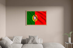Portugal National Flag Wall Art - beink online art store