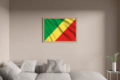 Republic of the Congo National Flag Wall Art