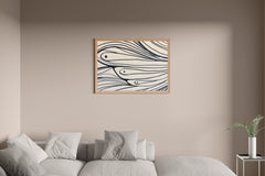 Ocean Currents Modern Wall Art