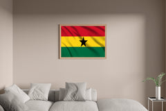 Ghana National Flag Wall Art