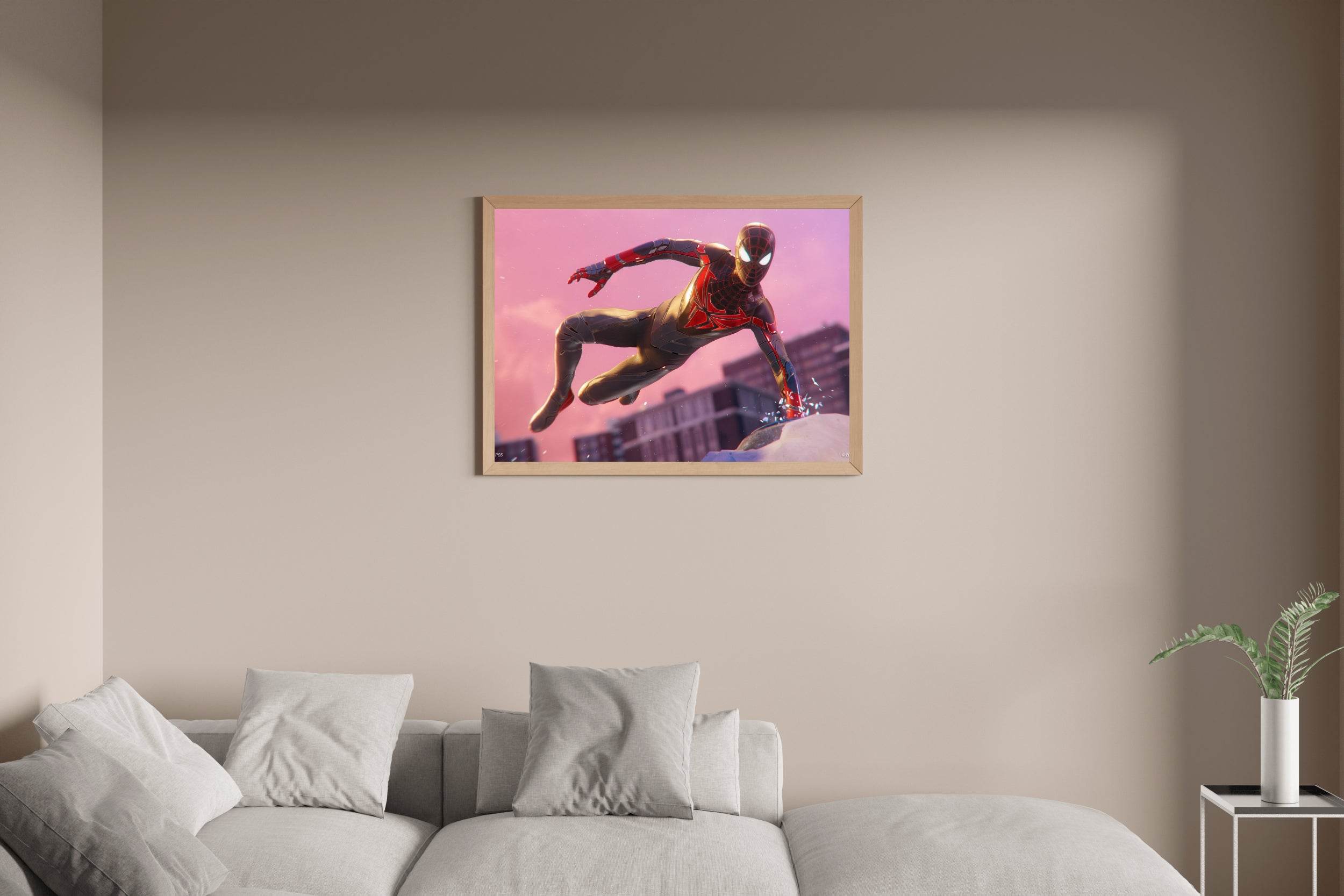 Spider Man 2 Animation Gaming Wall Art - beink online art store