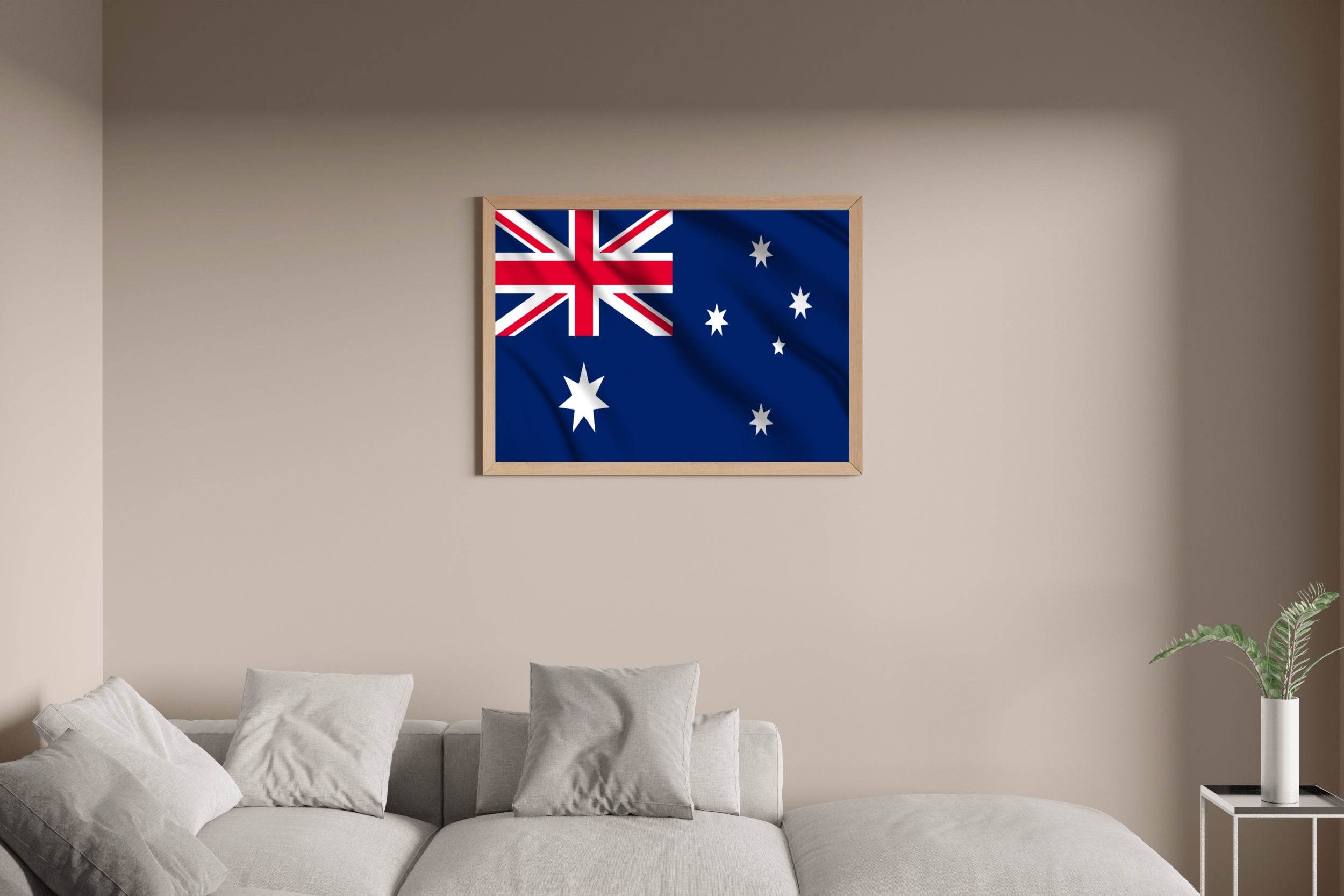 Australia National Flag Wall Art - beink online art store