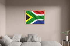 South Africa National Flag Wall Art