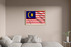 Malaysia National Flag Wall Art - beink online art store