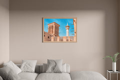 Traditional Wind Tower & Minaret Wall Art