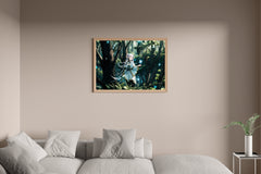 Frieren Magical Forest Anime Wall Art