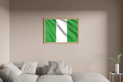 Nigeria National Flag Wall Art - beink online art store