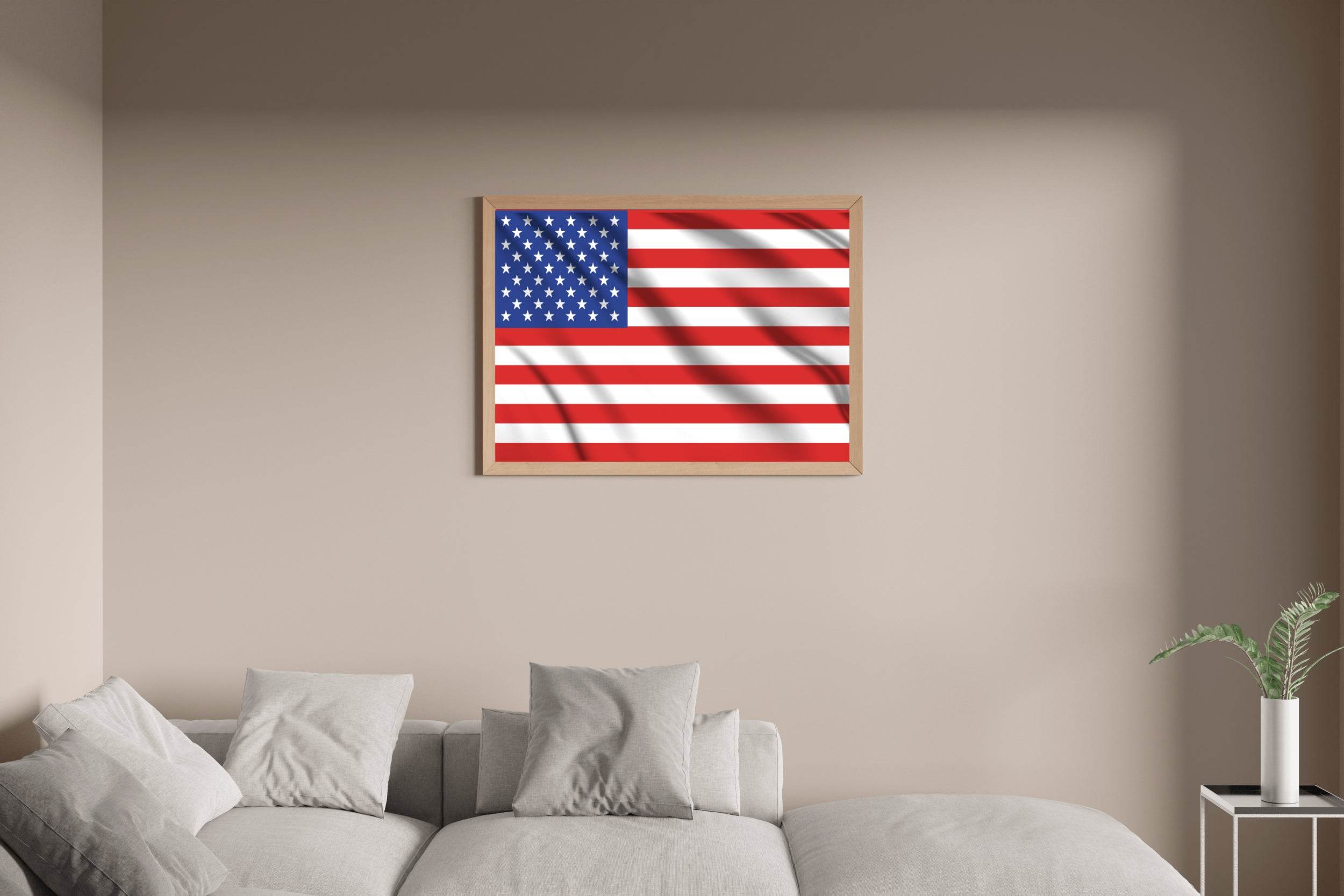 United States National Flag Wall Art - beink online art store