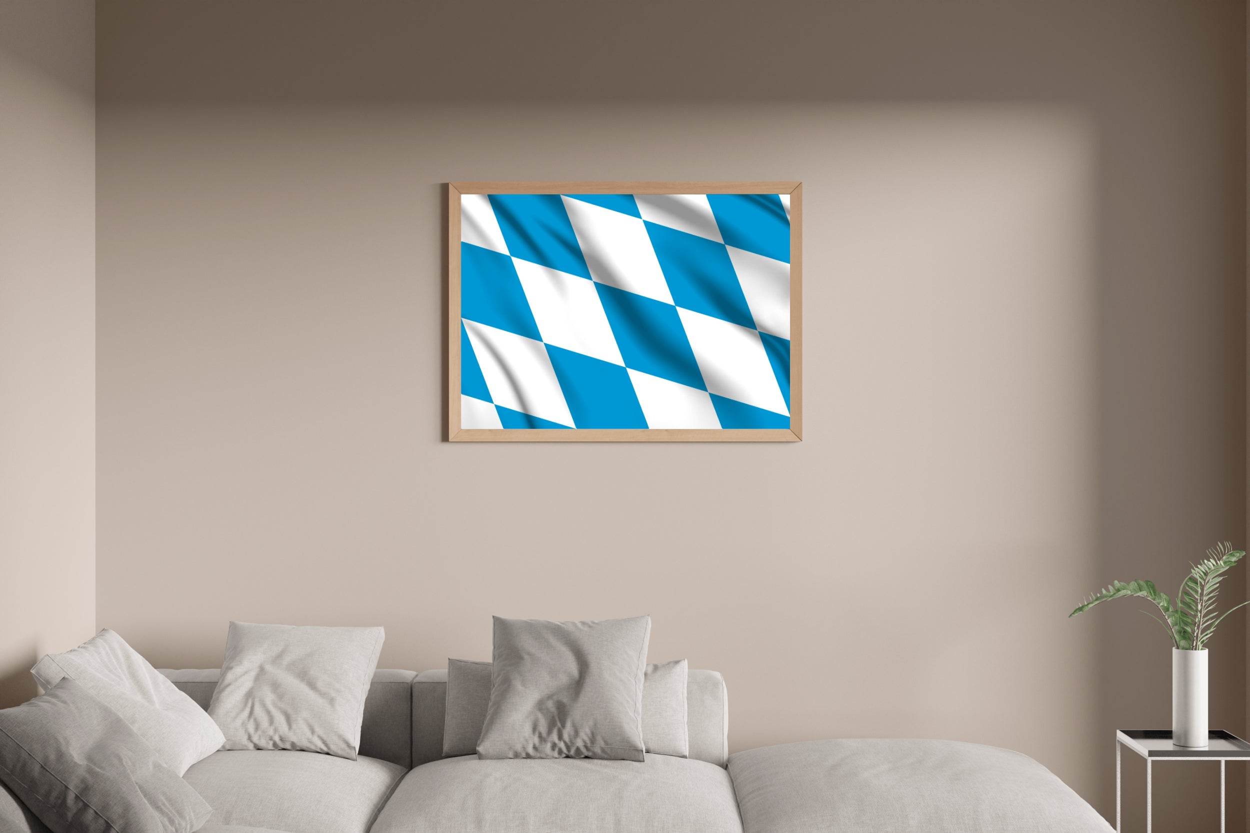 Bavaria National Flag Wall Art - beink online art store