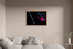 Spider Man NEON  Miles Morales Gaming Wall Art