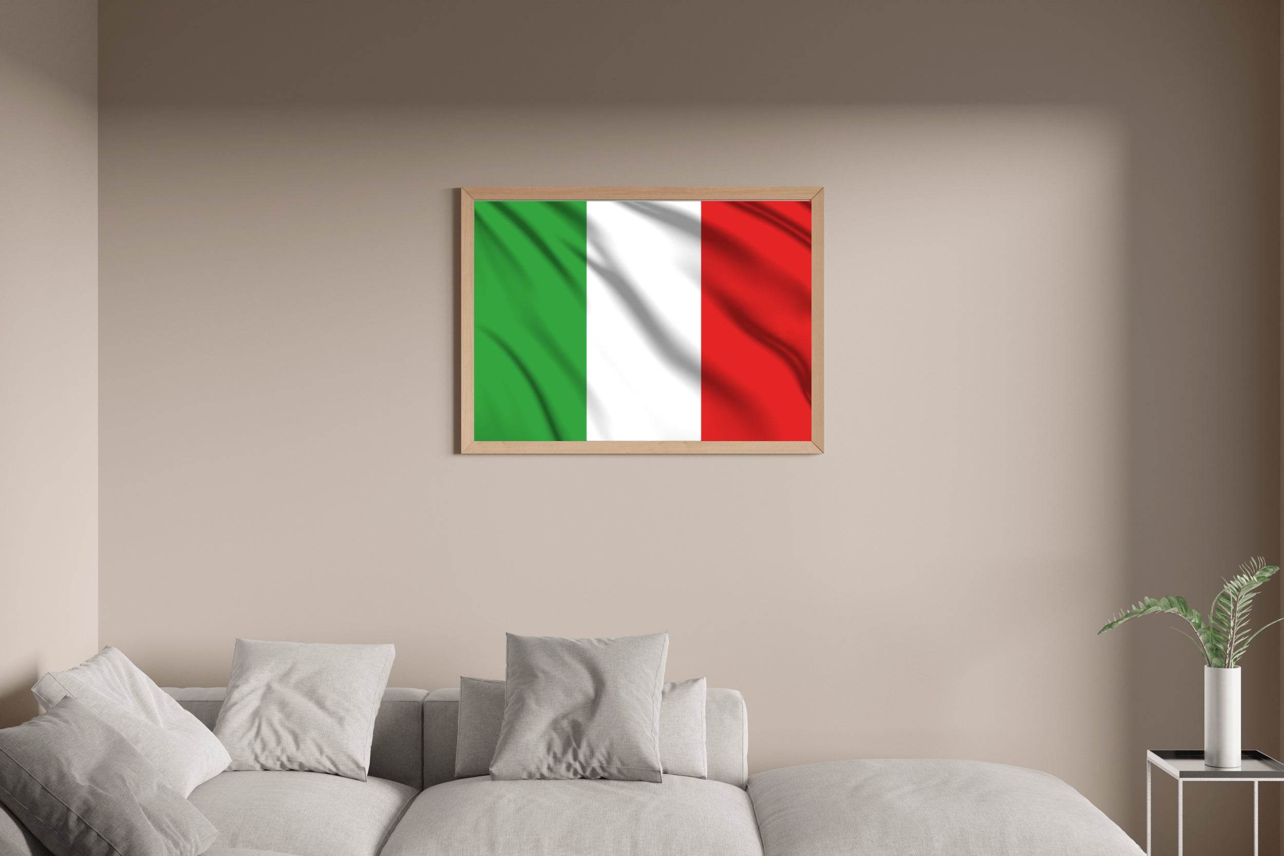 Italy National Flag Wall Art - beink online art store