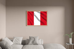 Peru National Flag Wall Art