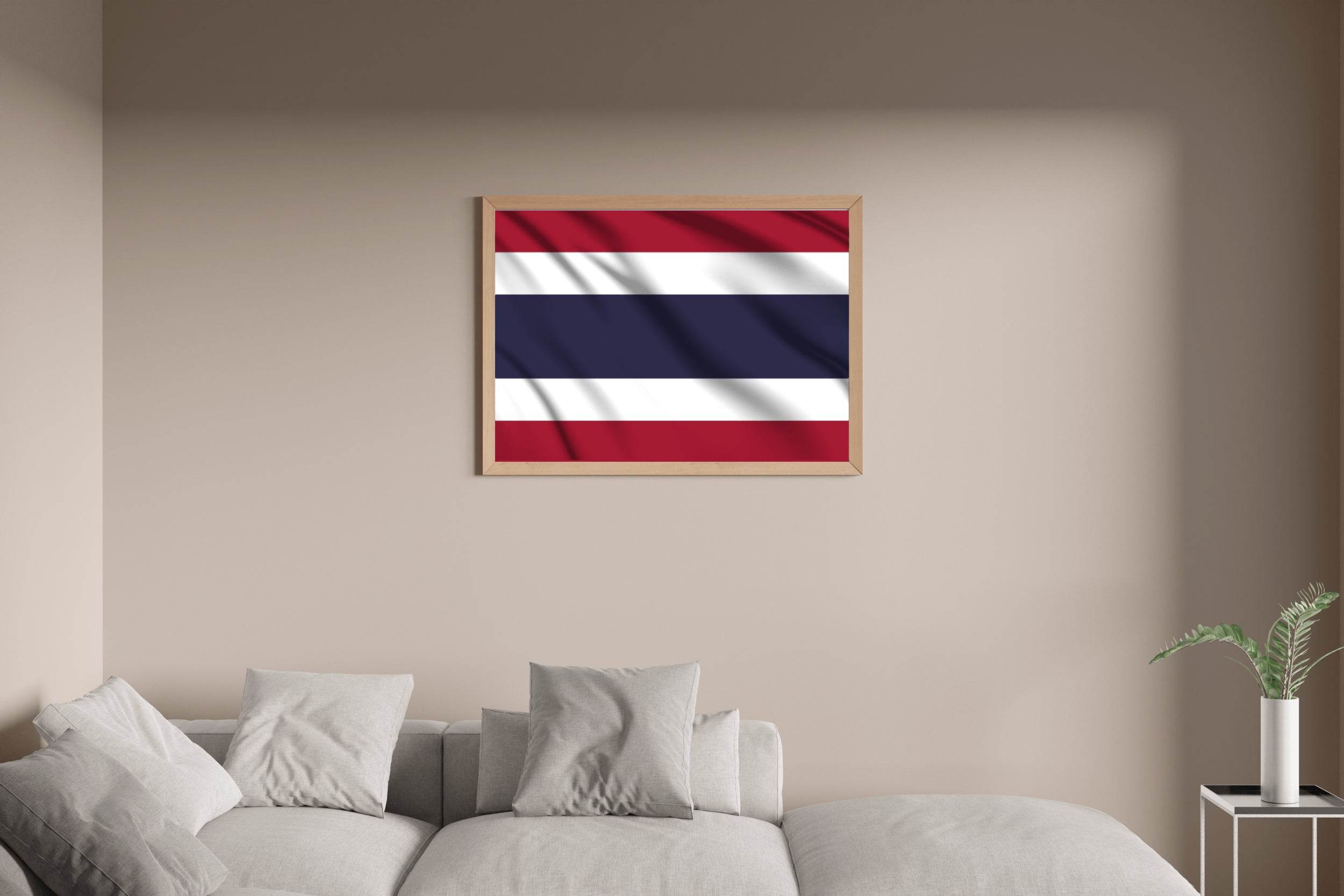 Thailand National Flag Wall Art - beink online art store