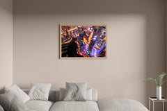 Skyward Towers at Night Wall Art