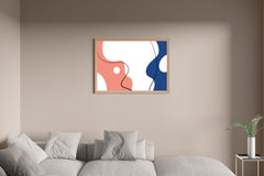 Handmade Opposite Faces Abstract Wall Art