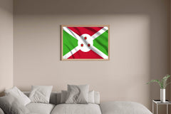 Burundi National Flag Wall Art - beink online art store