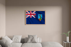 Montserrat National Flag Wall Art - beink online art store