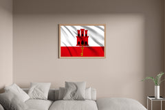 Gibraltar National Flag Wall Art