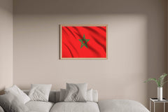 Morocco National Flag Wall Art - beink online art store