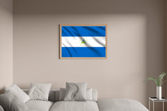 Nicaragua National Flag Wall Art