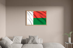 Madagascar National Flag Wall Art