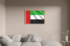 United Arab Emirates National Flag Wall Art - beink online art store